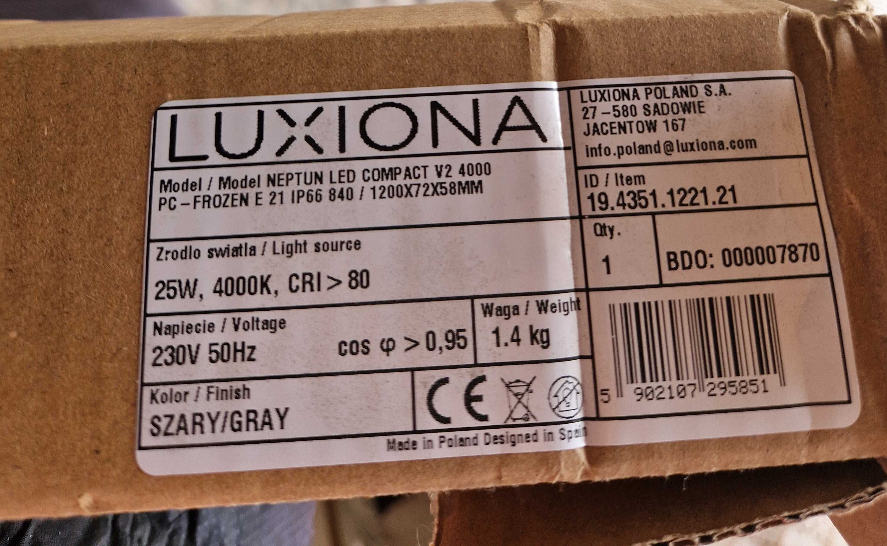 Sprzedam LED Luxiona Neptun / 2x Lampa LED Ledvance DampProof Sensor