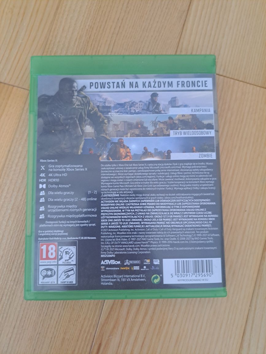 Gra na xbox one vanguard