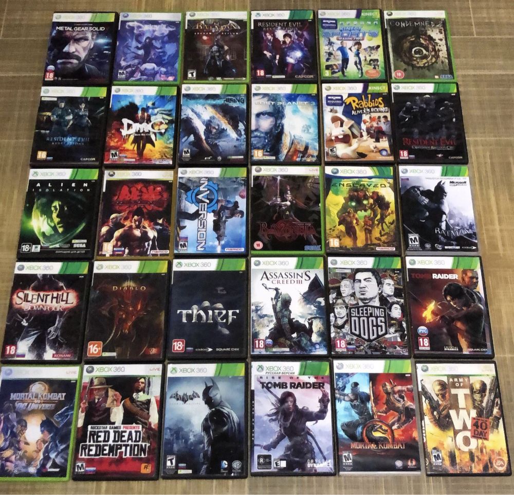 Продам коллекцию игр для Xbox 360.