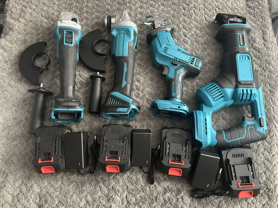 Szlifierka katowa akumulatorowa NOWA flex z akcesoriami