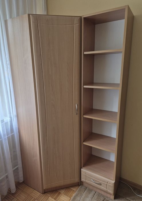 KOMPLET MEBLI (komoda x2,szafa,regał,szafkaRTV,szafka nocna)