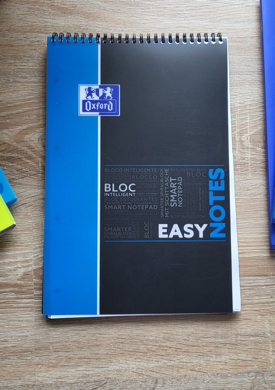 Zestaw zeszytów dla studenta A4 kołonotatnik oxford coolpack easynotes
