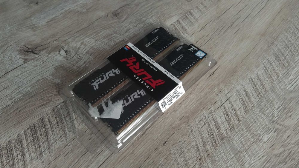 Оперативная память 64gb (2x32gb) Kingston FURY Beast DDR4-3200 HyperX