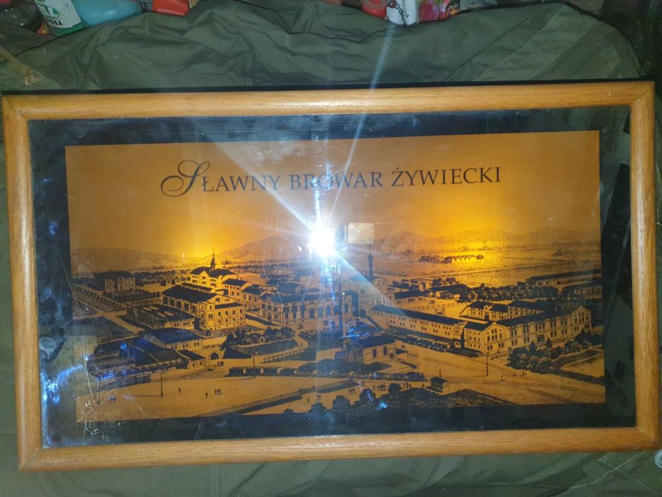 plafon świecący , reklama , browar Żywiec