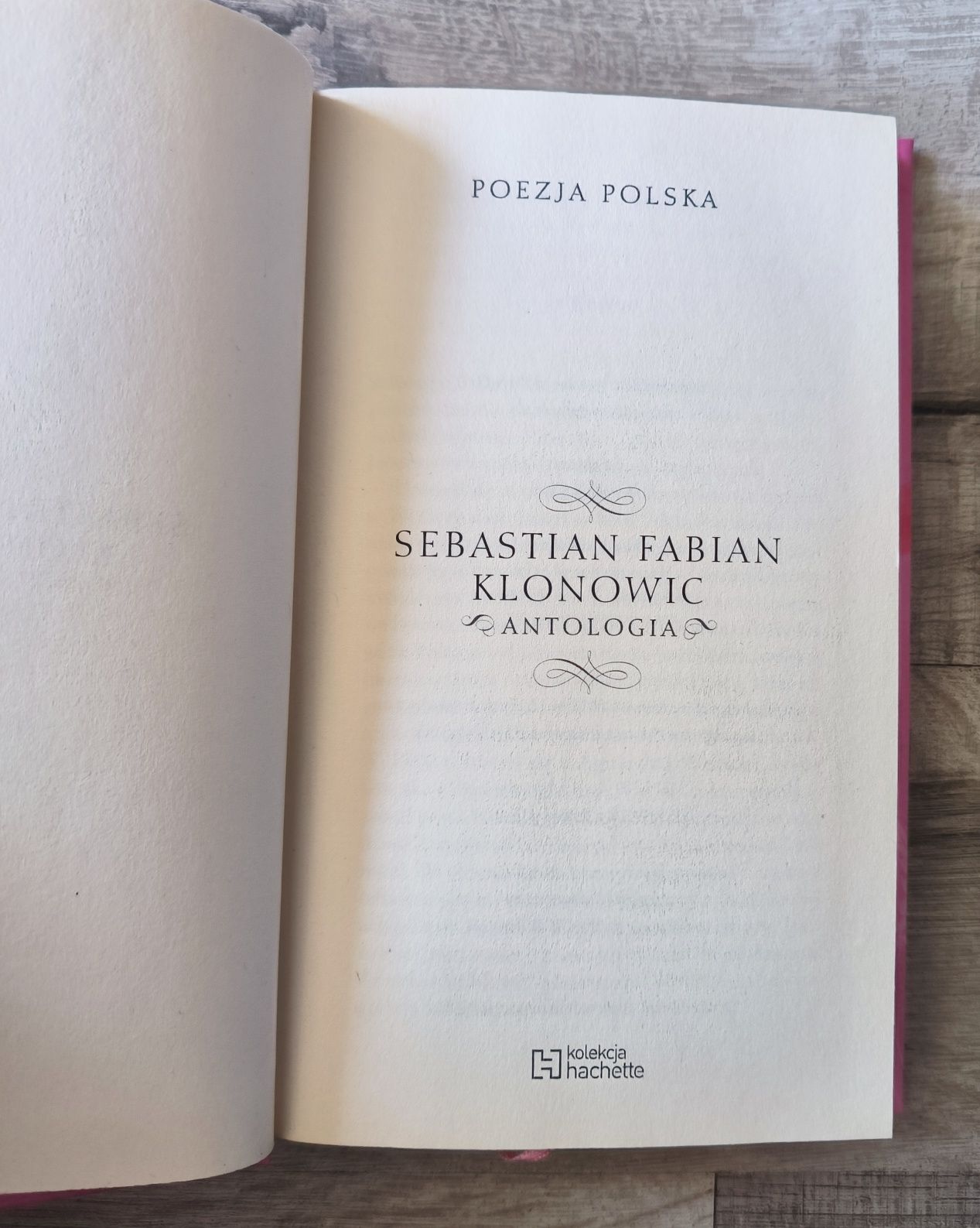 Sebastian Fabian Klonowic Antologia poezja polska