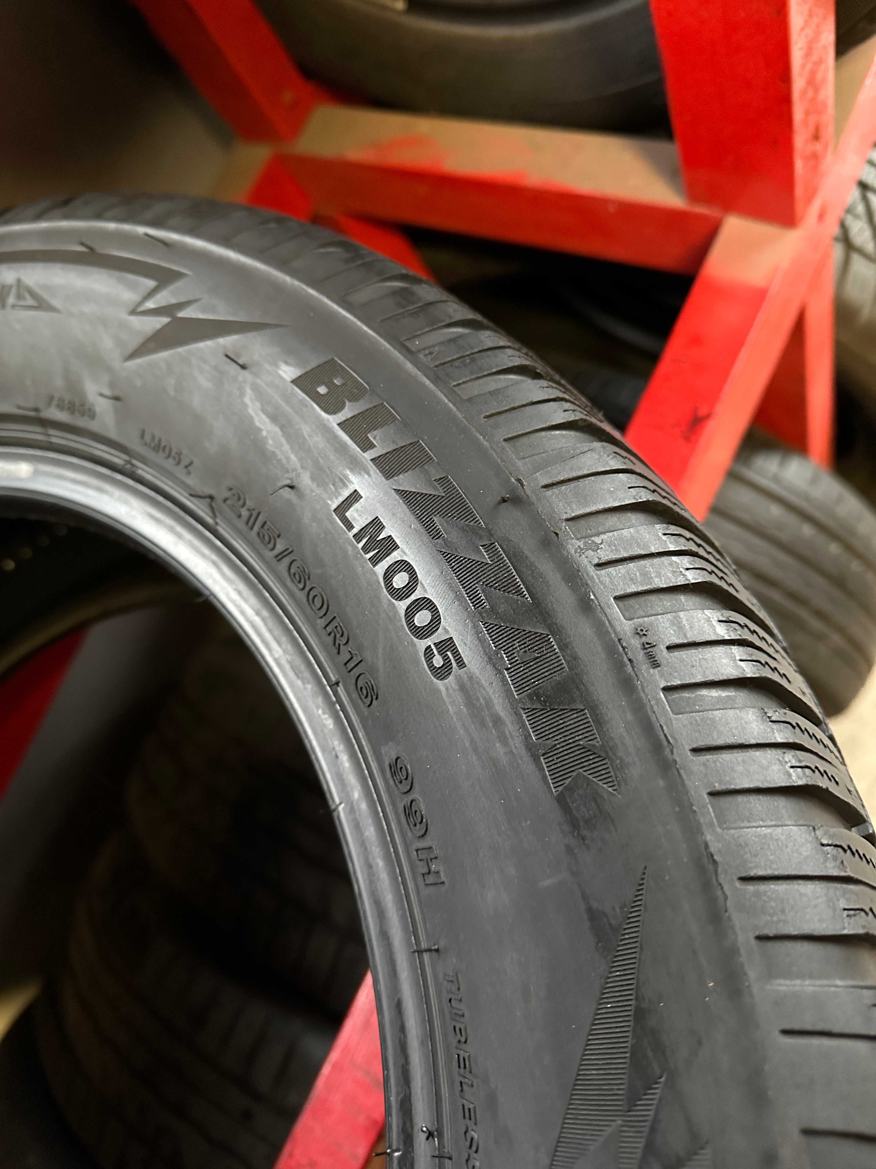 Opony 215/60/16 Bridgestone Blizzak LM005 zimowe zima 2szt 2x