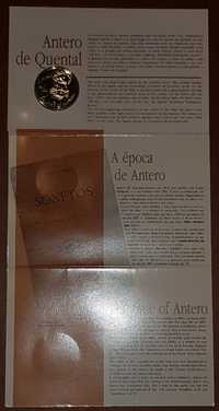 Moeda Prata BNC 100$ Antero de Quental 1991