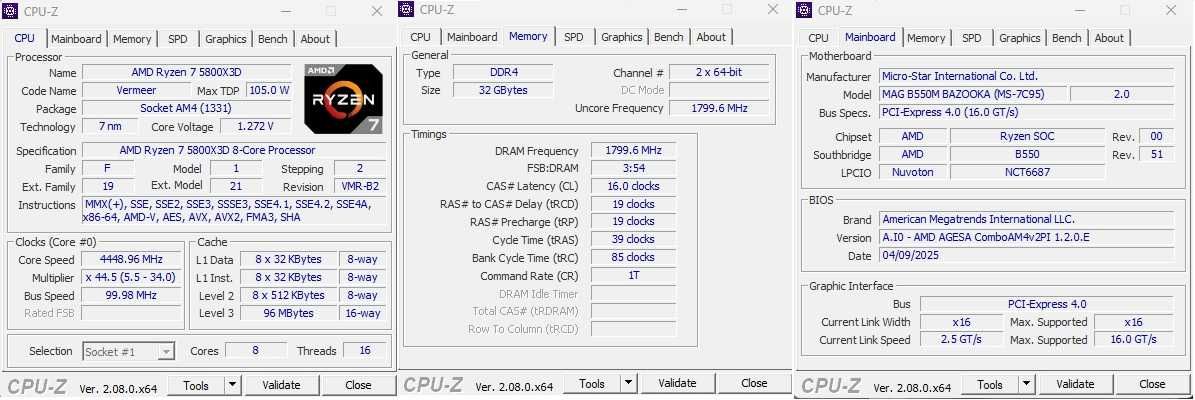 PC Gaming High-End (AMD AM4 Ryzen 7 5800X3D) sem GPU