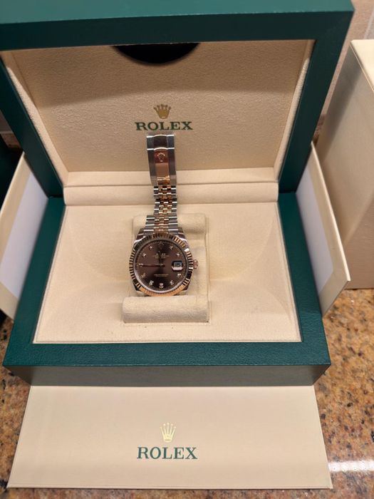 Rolex Datejust 41mm z brylantami jak nowy okazja
