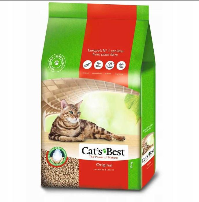 Cat's Best żwirek drewniany 30 l Ekologiczny dla kota