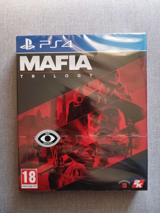 Mafia trilogy NOVO e SELADO, PS4 PlayStation 4 (faço retomas)