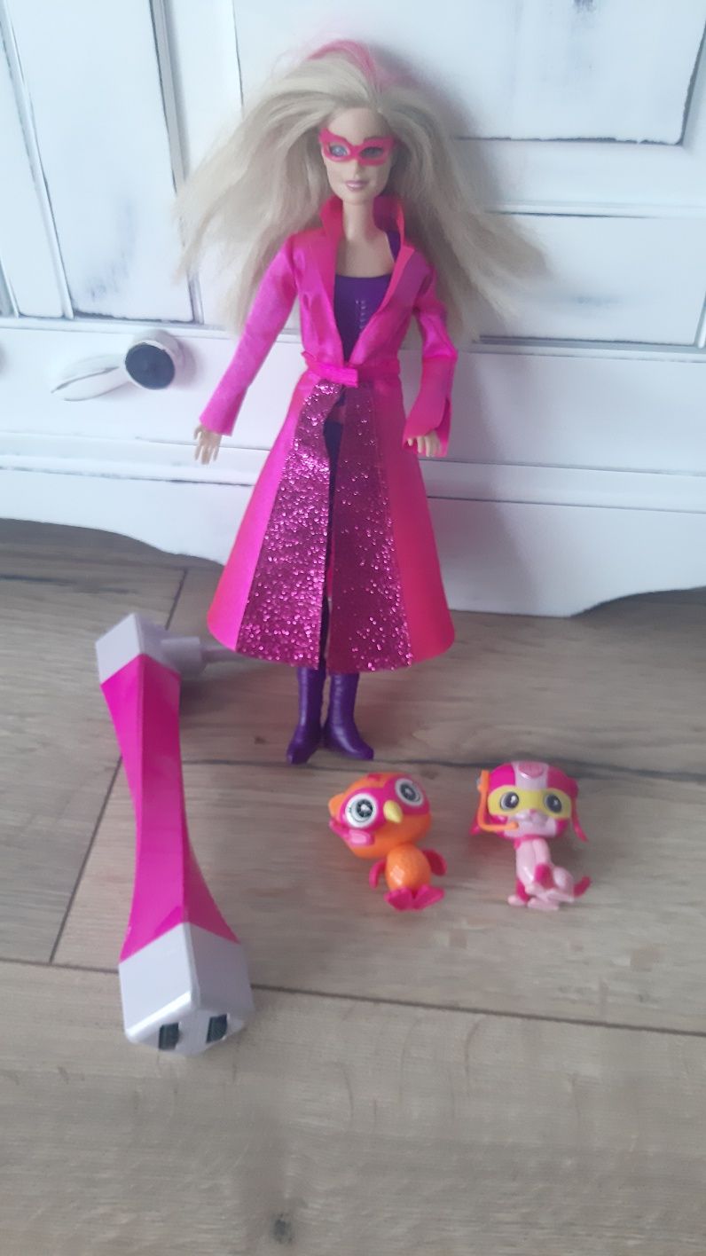 Lalka Barbie Tajne Agentki z sówką i pieskiem