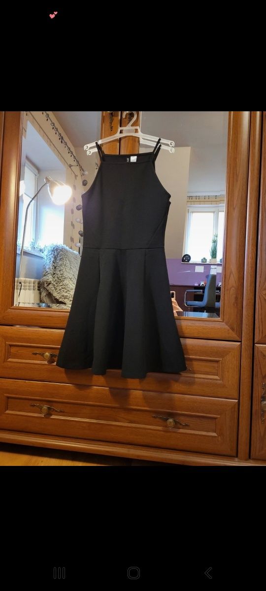 czarna sukienka H&M