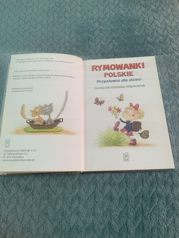 Książka Rymowanki Polskie Przysłowia dla dzieci
