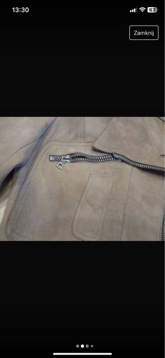 Kurtka skórzana skóra naturalna 38/ 40 M/L ramoneska