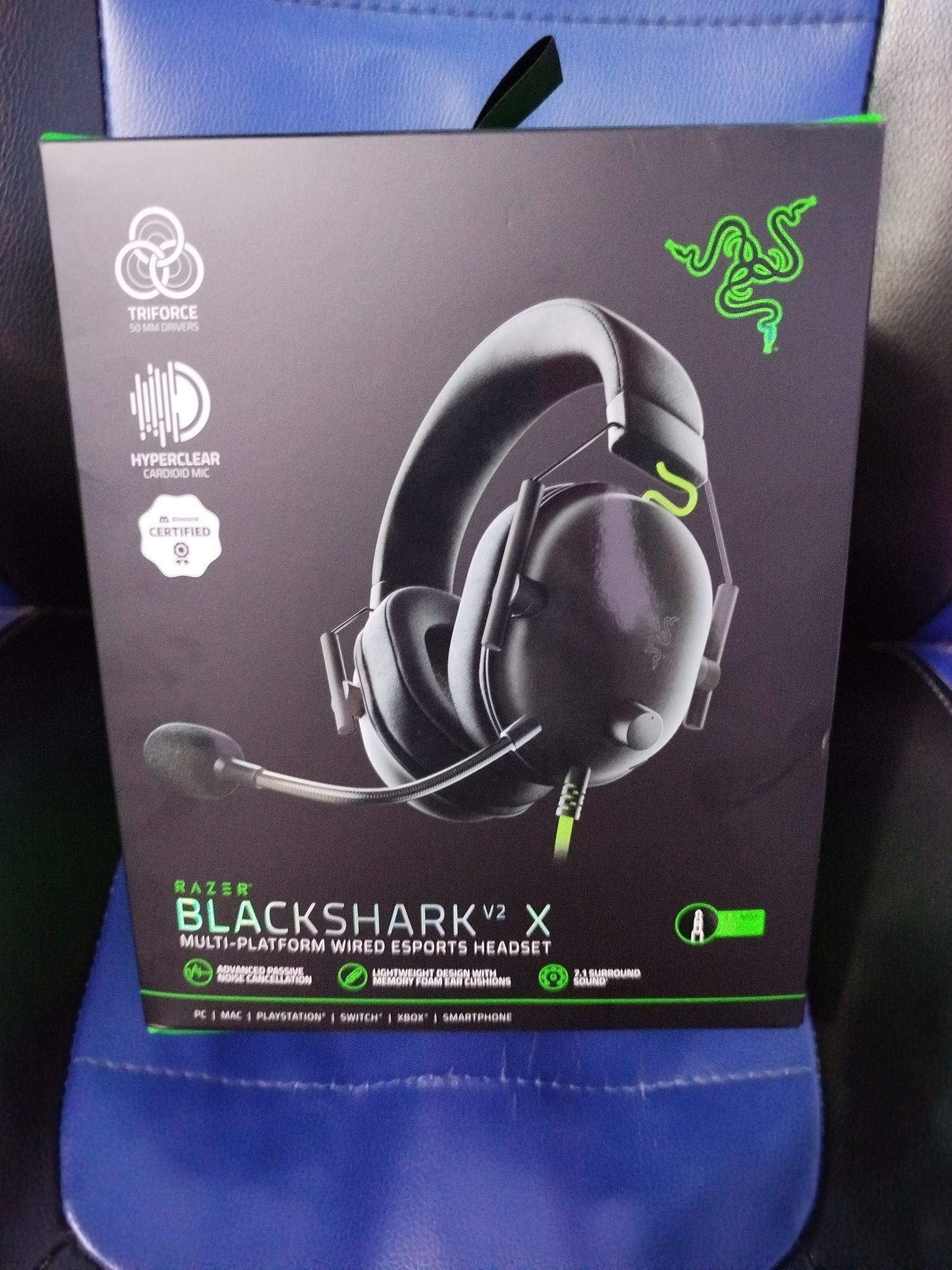 Наушники Razer Blackshark V2 X Black