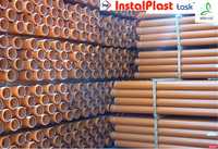 Rury kanalizacji zewnętrznej PVC-U DN 160 x 4,0 mm SN4 3m