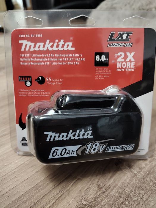 Bateria Makita 18V 6.0AH  BL1860B