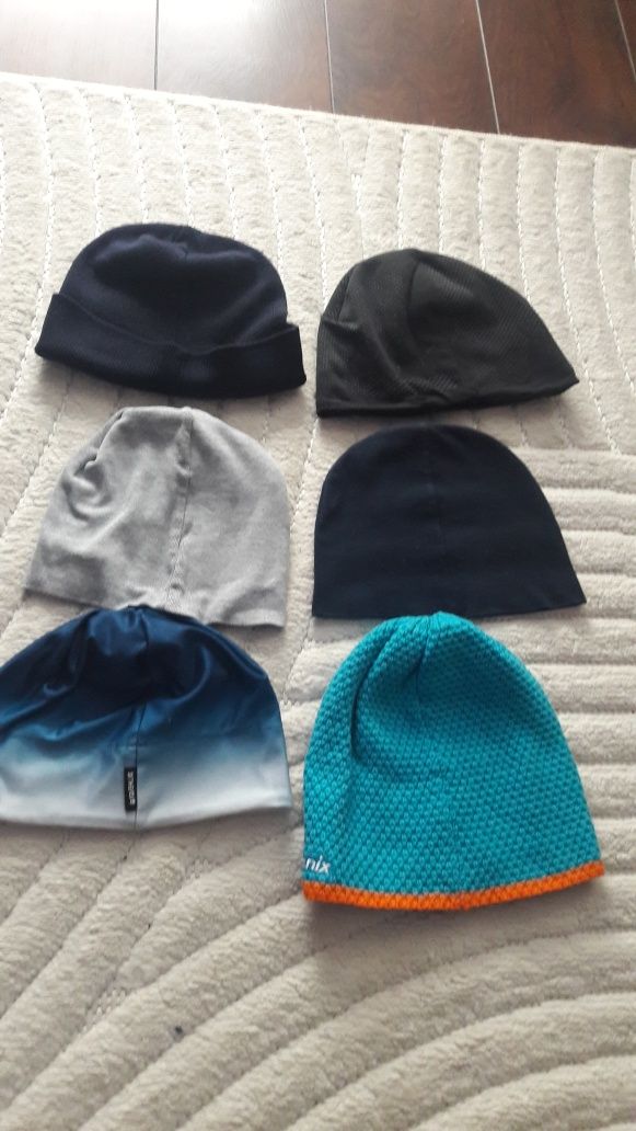 Czapka zimowa do biegania  na rower Tommy adidas real madryt