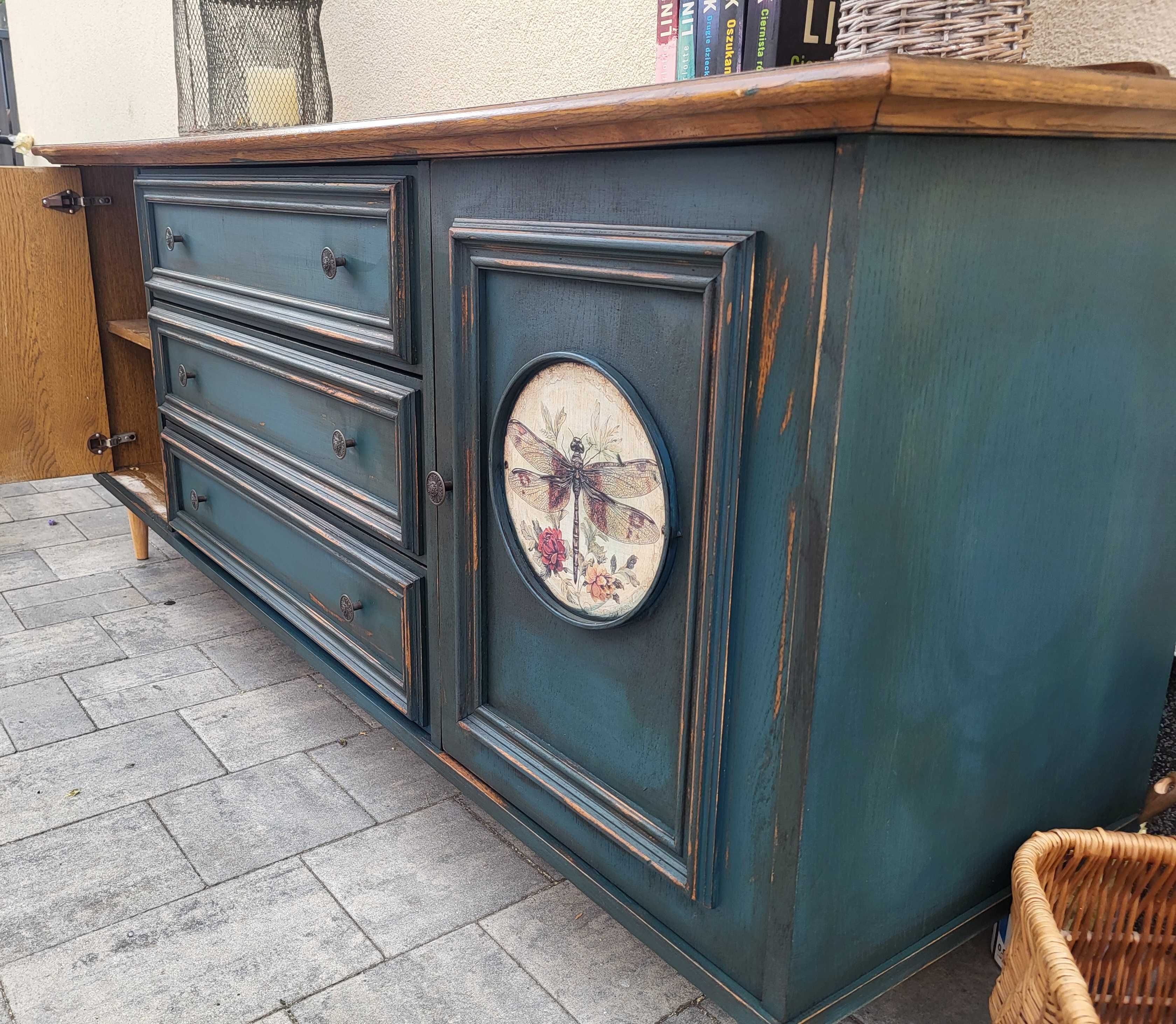 Komoda Po Metamorfozie Bufet Vintage