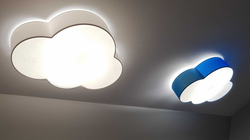 Dwie lampy sufitowe chmurka CLOUD - do pokoju dziecięcego