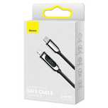 Kabel Baseus Catlsk-a01 Lightning - Usb-c Pd 20w 480Mb/s 2m - czarny