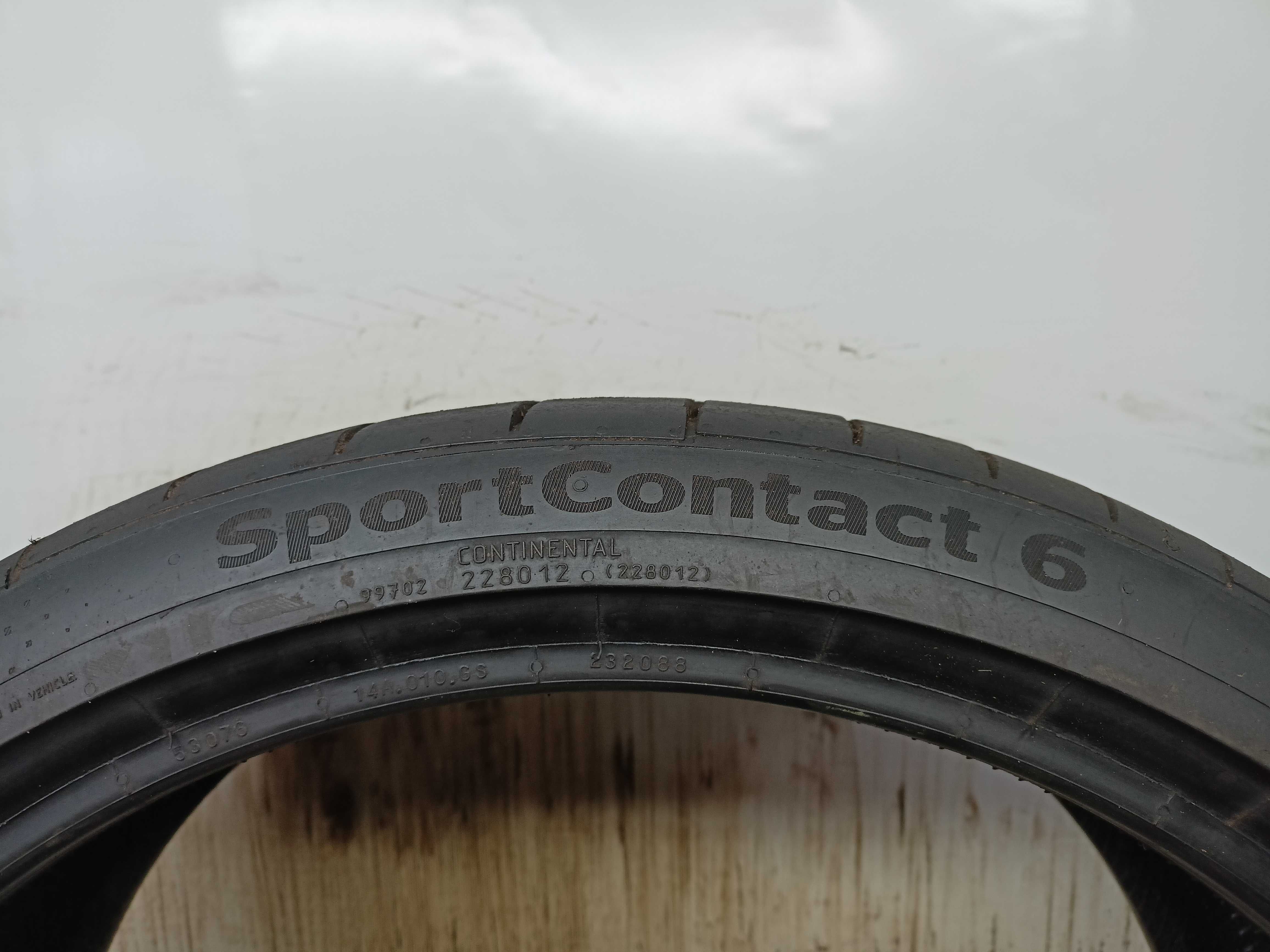 Continental SportContact 6 225/35/19 2016rok 88Y 6,4mm (2245)