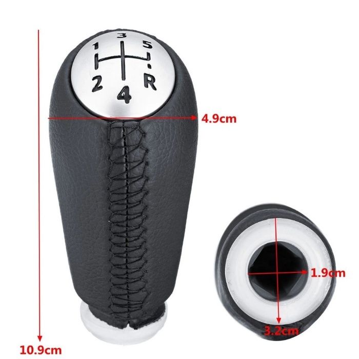 Manetes Velocidades Renault Clio, Laguna e Megane 6v & 5v PELE