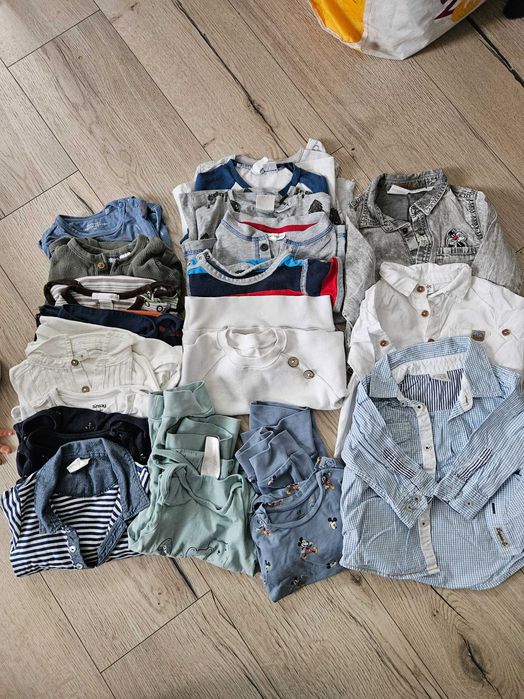 Paka ubranek dla chłopca rozm. 74