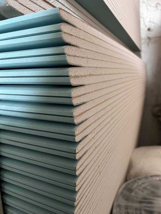 Гіпсокартон вологостійкий, звичайний Knauf 2500×1200×12,5 мм