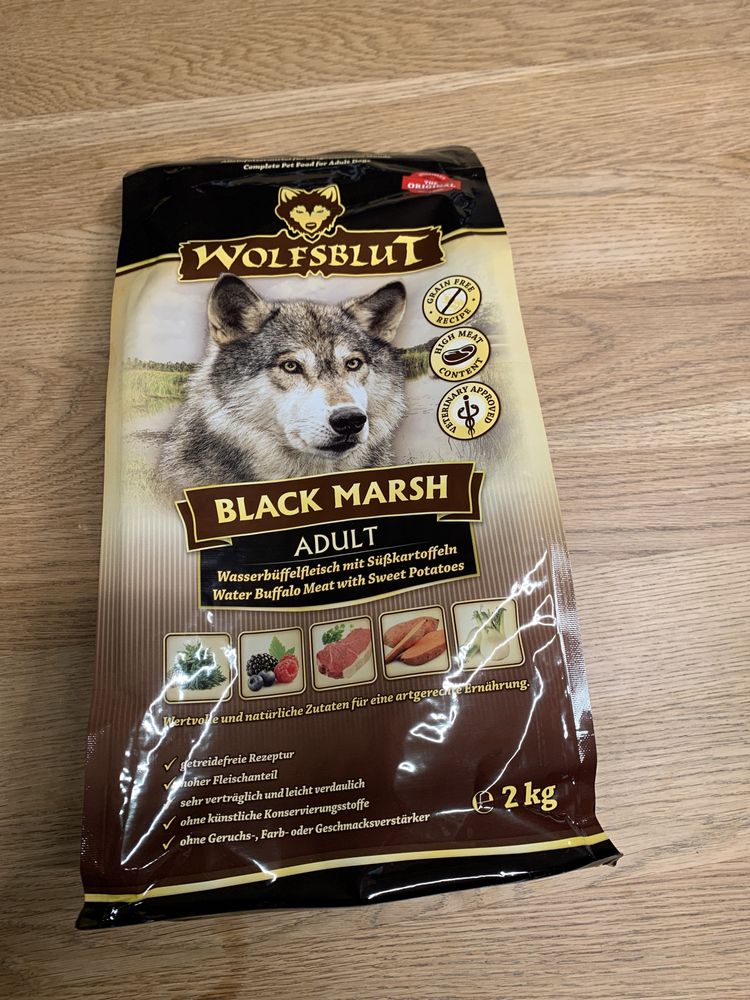 Karma dla psa Wolfsblut 3 opakowania razem ok. 6kg