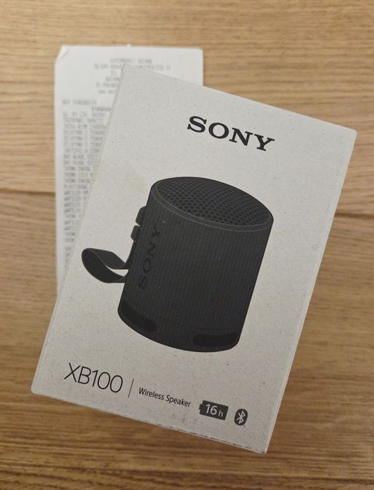 Nowy głośnik bezprzewodowy bluetooth SONY XB100 IP67 gwarancja