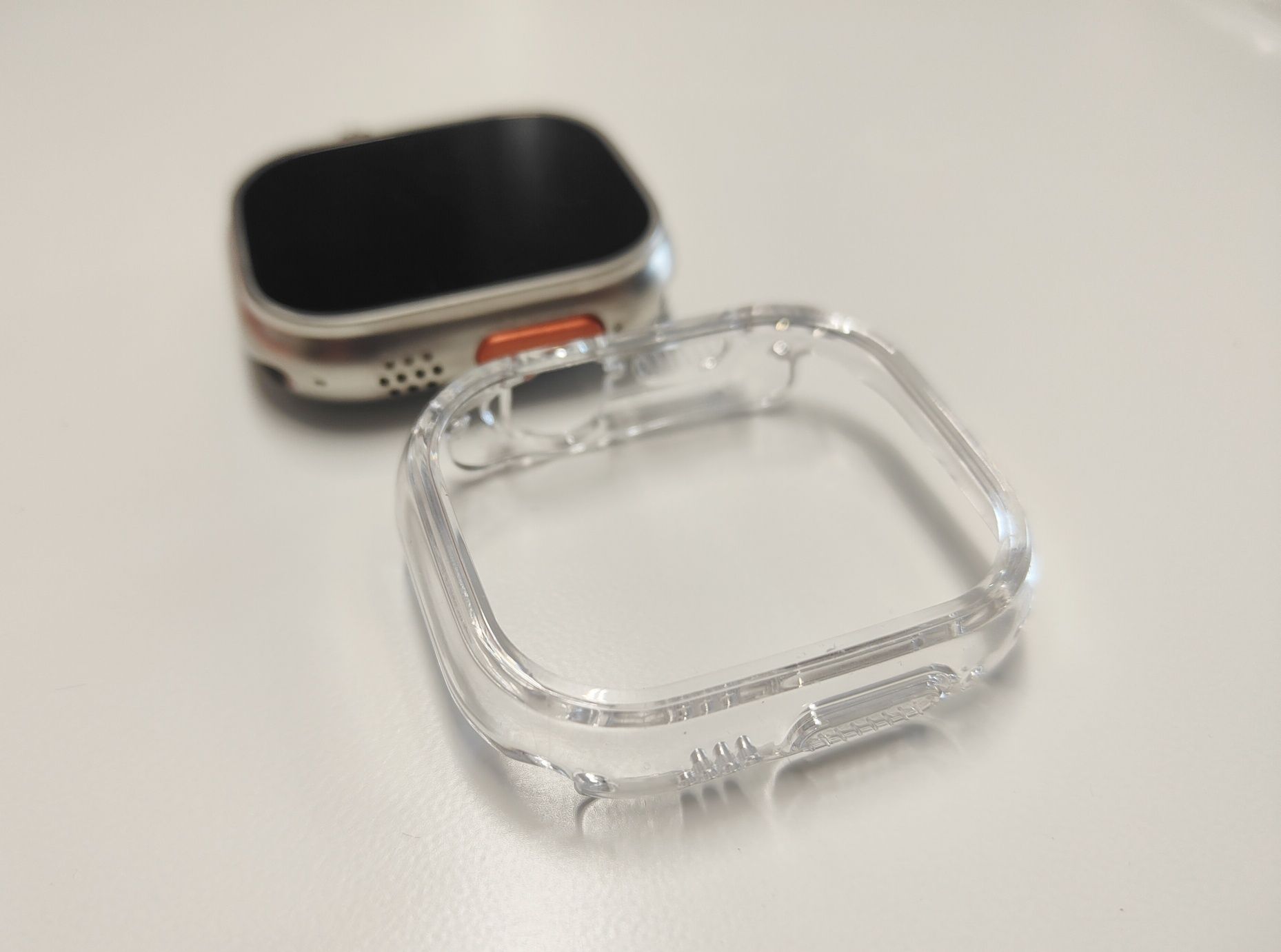 Conjunto de smartwach com proteção em plástico e 7 braceletes