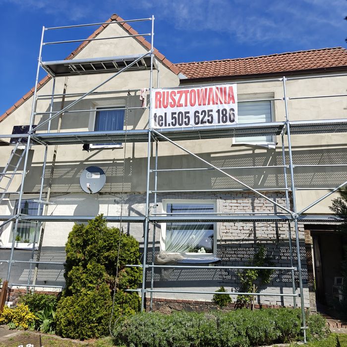 Rusztowania wynajem transport pomoc przy rozładunku