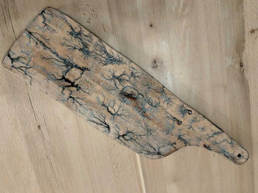 drewniana deska do krojenia  klejona Figury Lichtenberga PIĘKNA JEDYNA