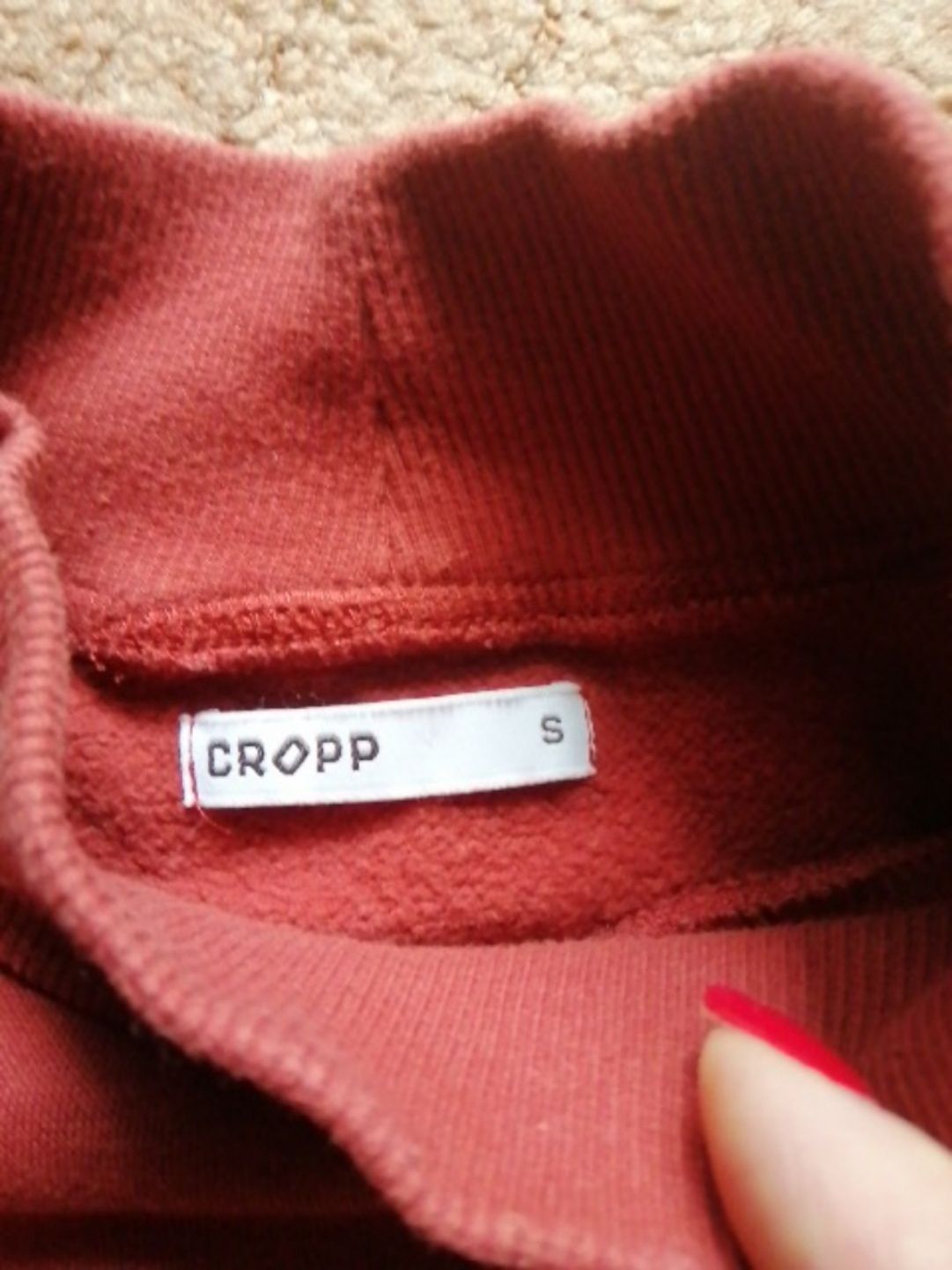 свитер от Сropp на флисе, S/XS