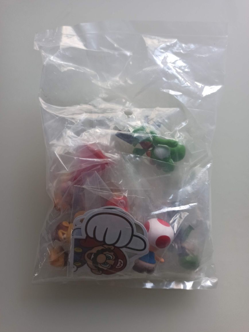 6 bonecos Super Mario Nintendo