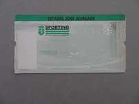 Bilhete futebol Sporting Parma A.C. 26 julho 2000
