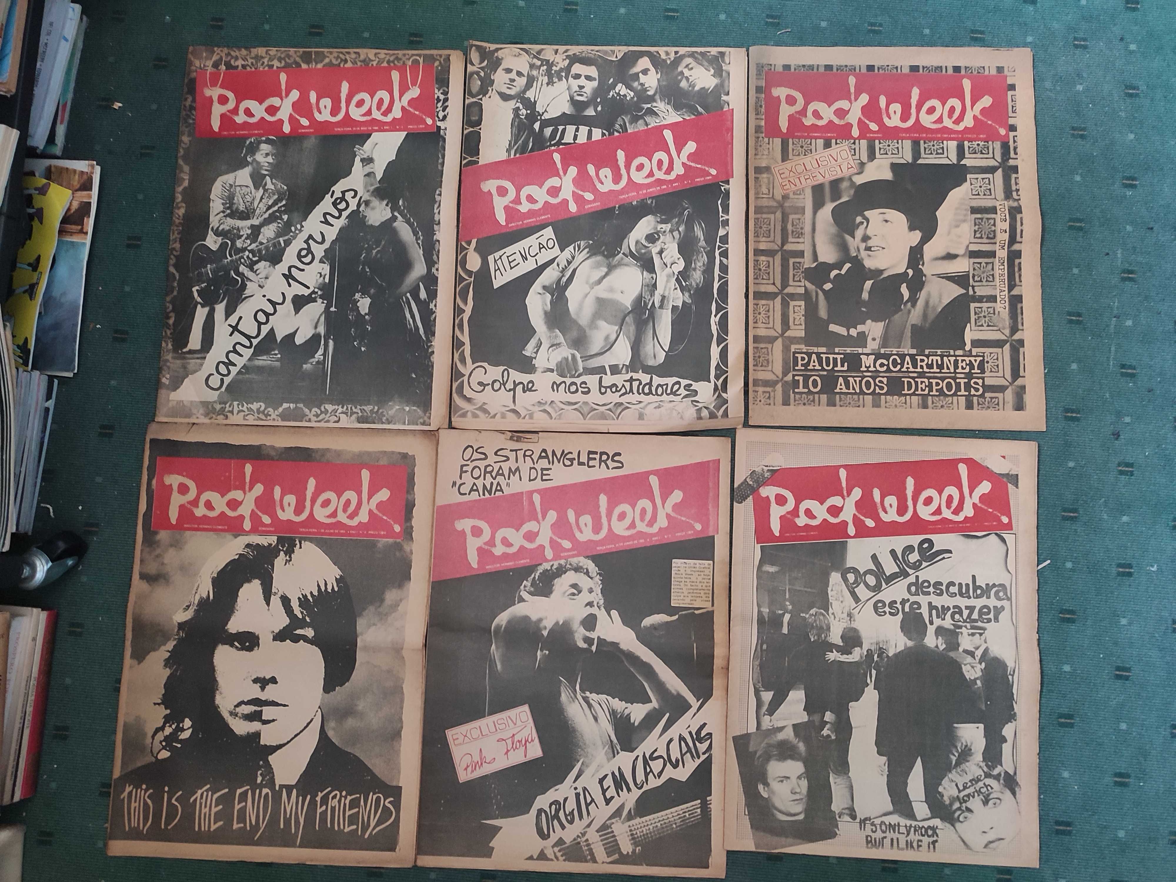 7 Jornais Rock Week - 1980