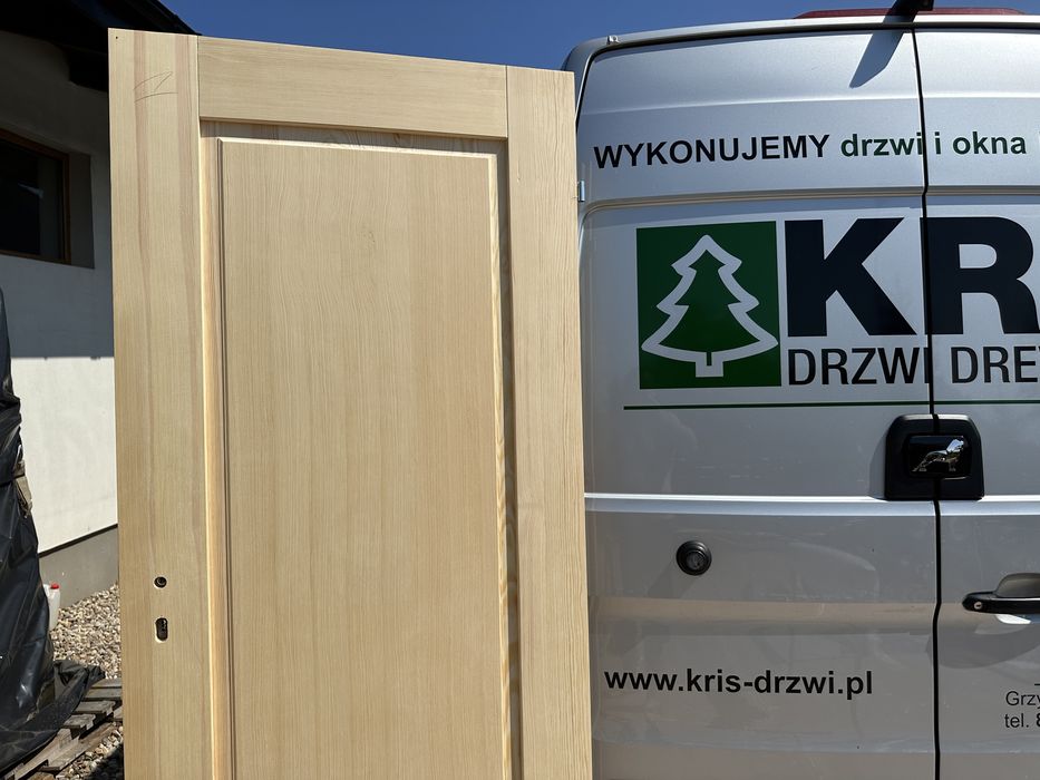 Drzwi wewnętrzne drewniane lite sosnowe Cała Polska 800 OFERT NA OLX
