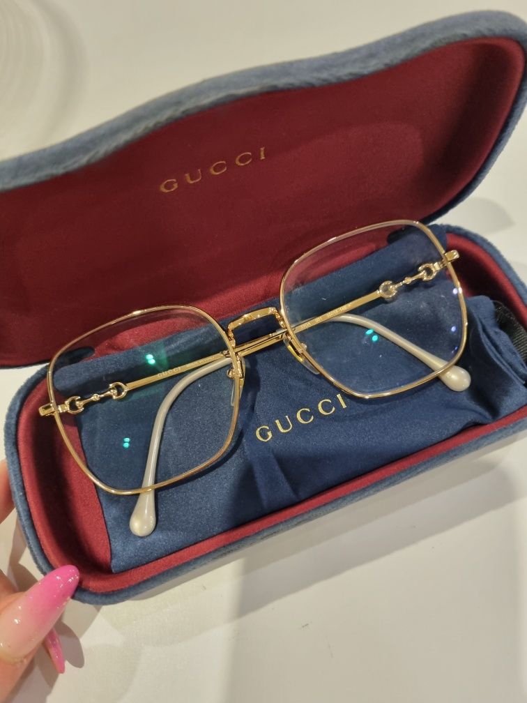 Okulary korekcyjne Gucci GG08830A złote!