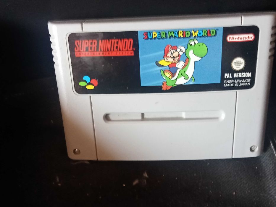 Stare Nintendo 1 Gra Super Mario Okablowanie 2x Joystick Stan Idealny