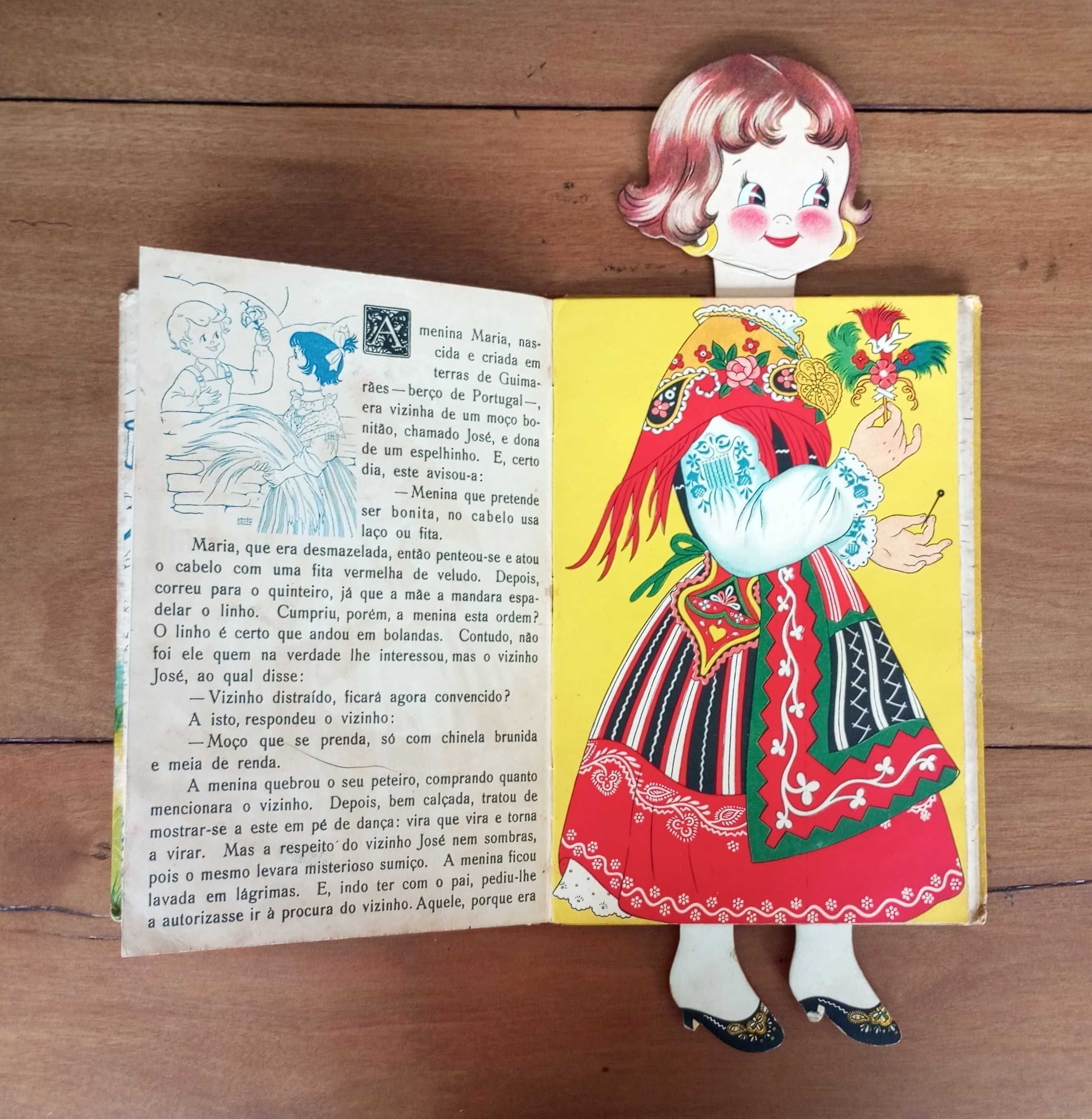 Antigo livro infantil Majora Maria Papa-Léguas de Costa Barreto
