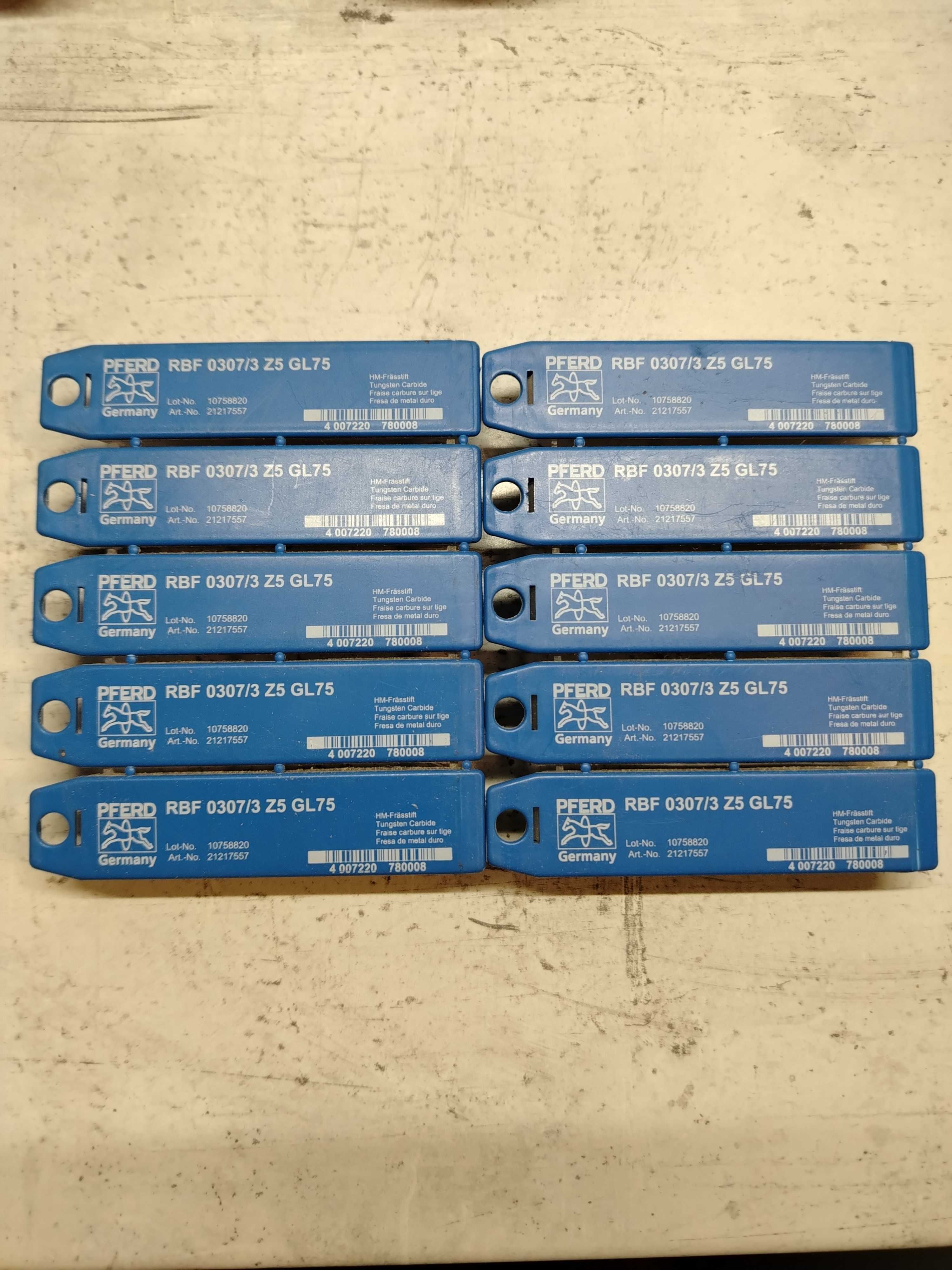Frezy trzpieniowe RBF 0307/3 Z5 GL75 PFERD