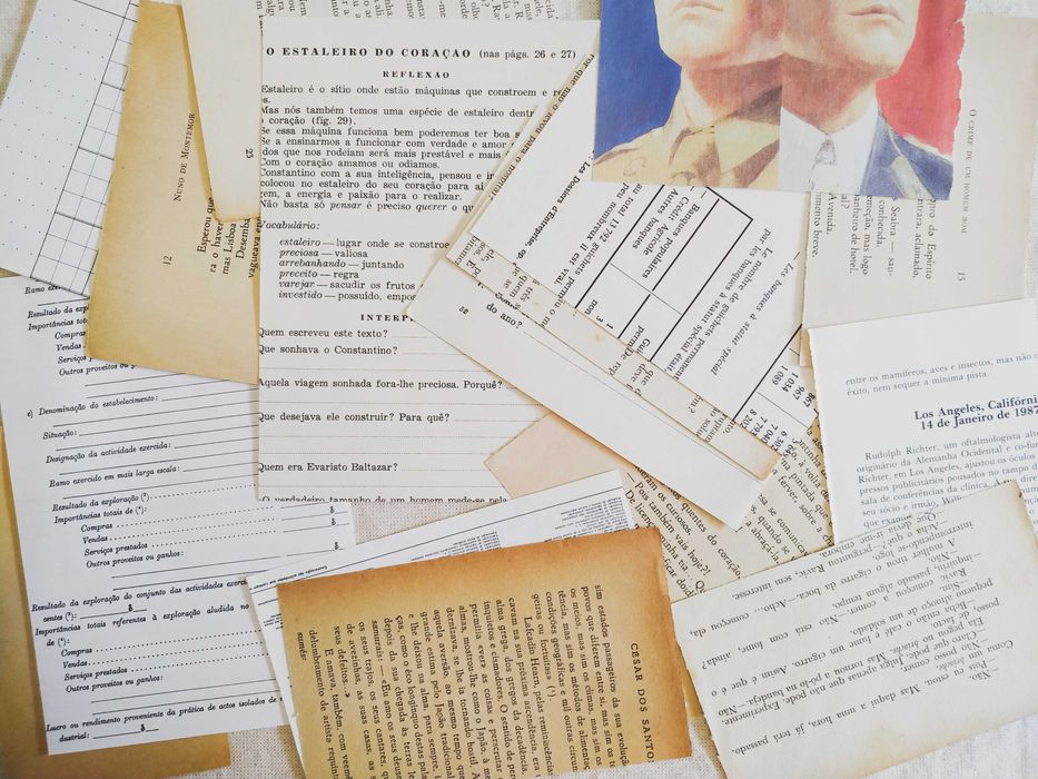 Pack Papel de Livros Vintage: Journaling, Junk Journal, Scrapbooking