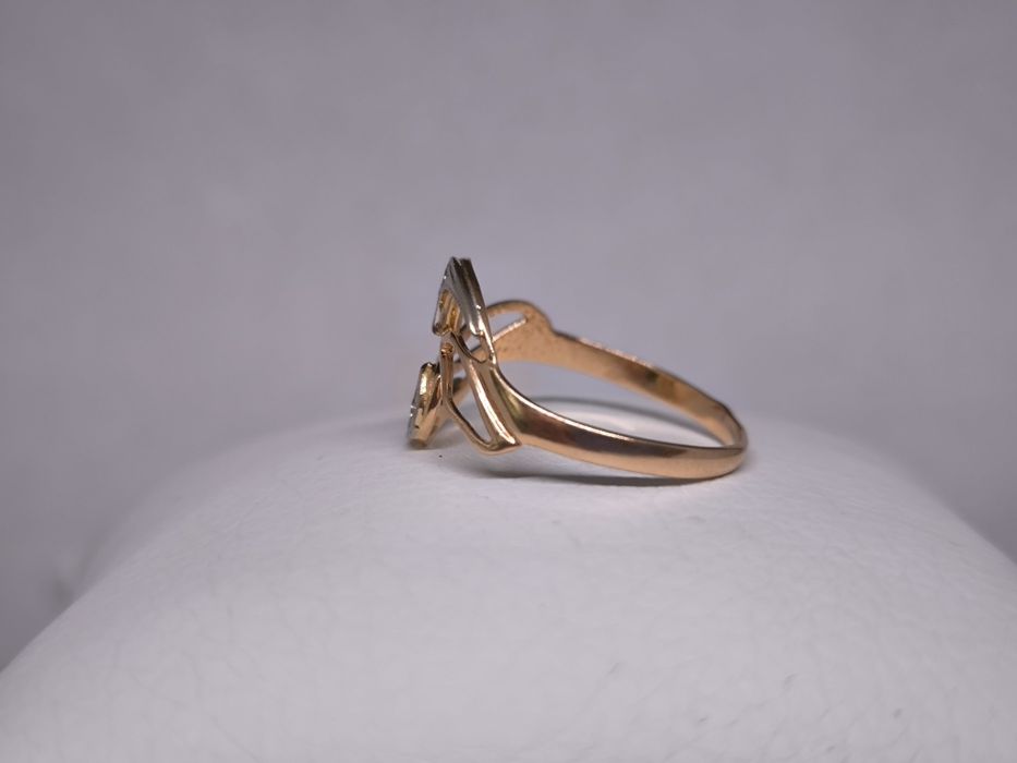 Кольцо золотое 18.5 размер