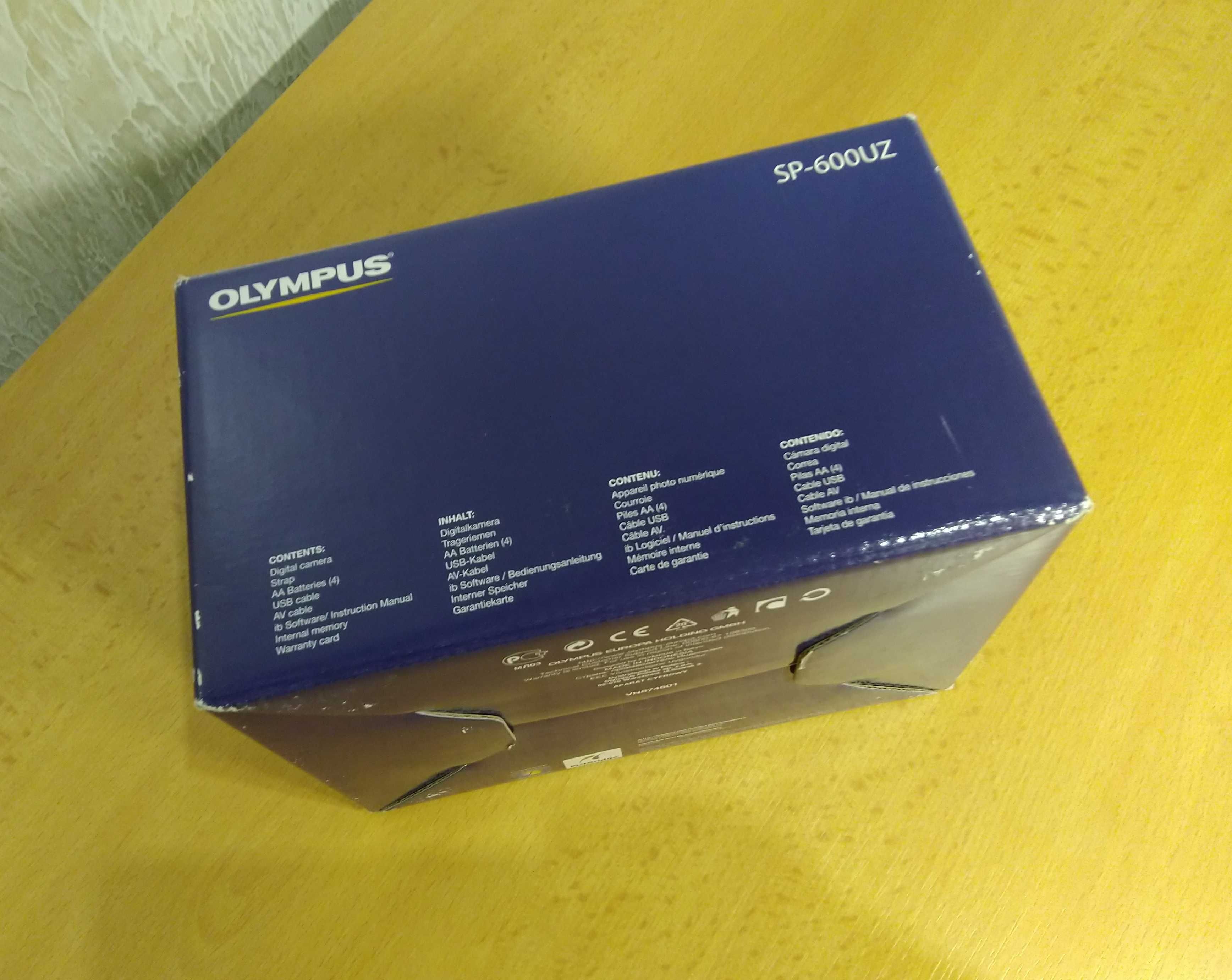 Коробка от фотоаппарата Olympus SP-600UZ