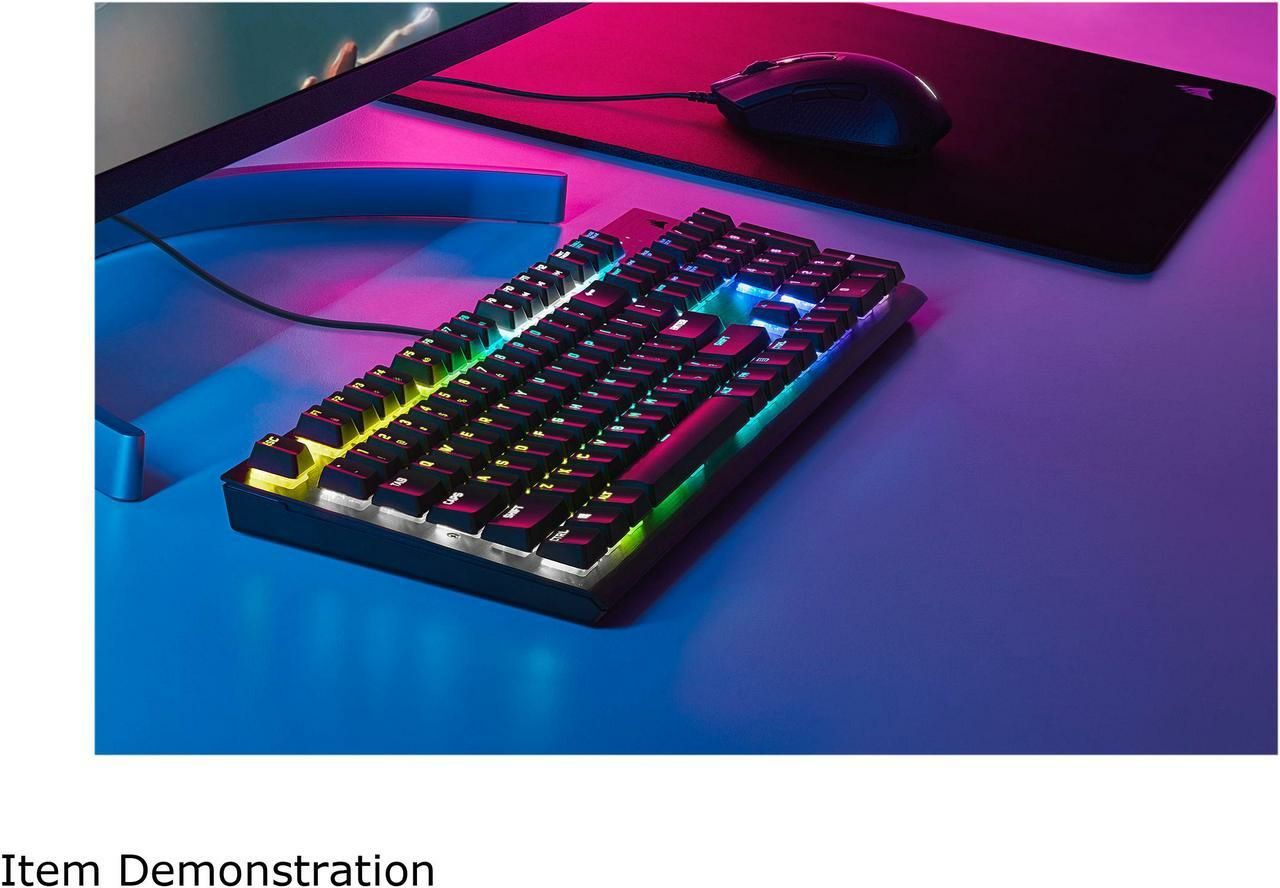 CORSAIR K60 RGB PRO LOW PROFILE механическая игровая клавиатура, Backl