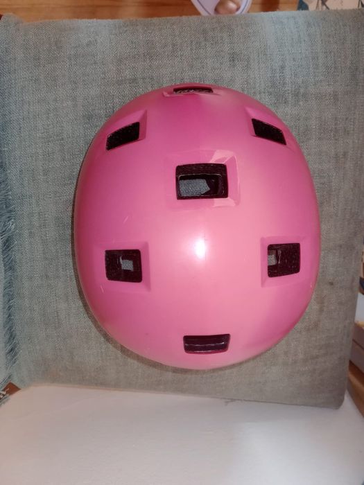 Capacete menina rosa