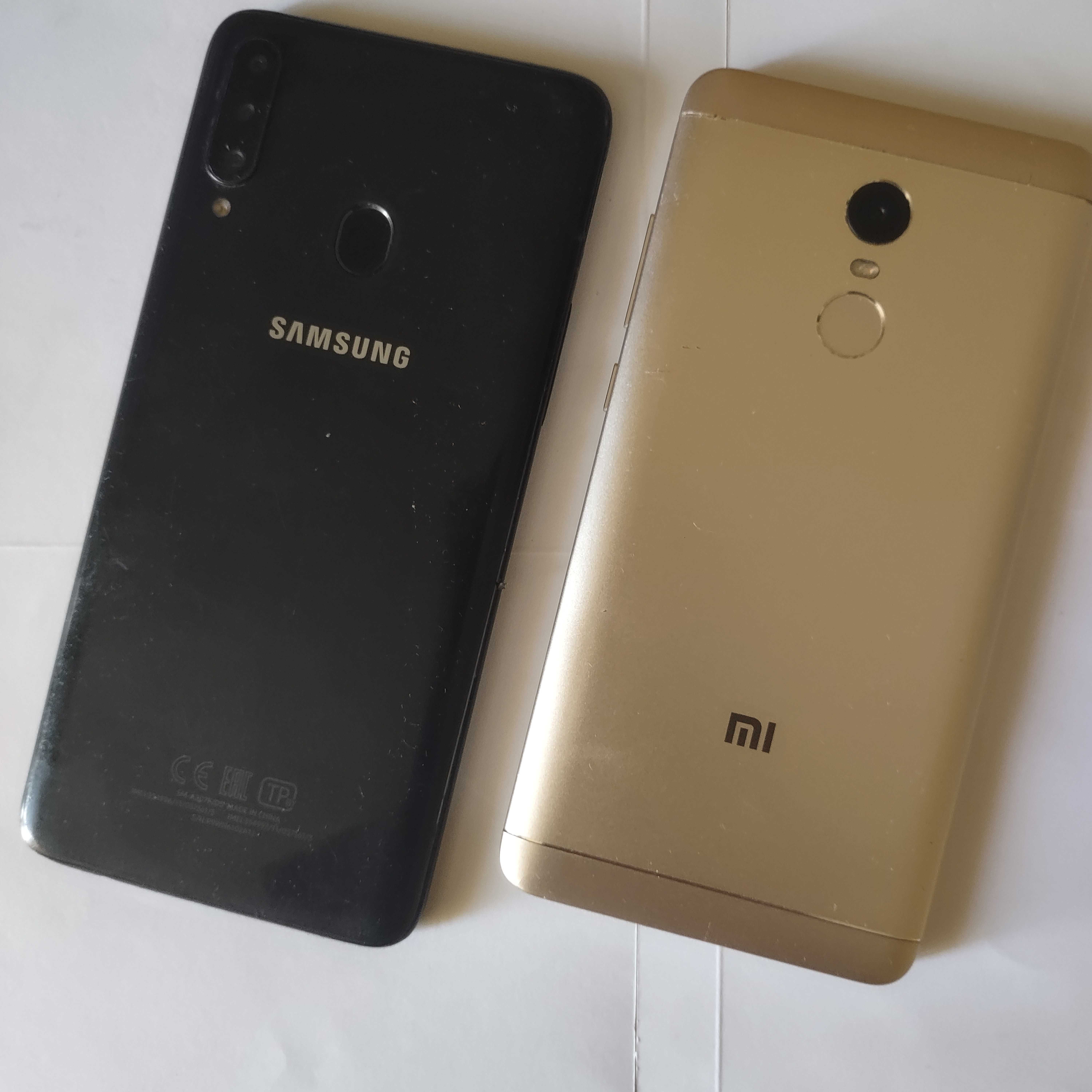Лот тел Samsung А 20 s  Xiaomi redmi Not 4 3/32 Gb Працюють!Опис чит)